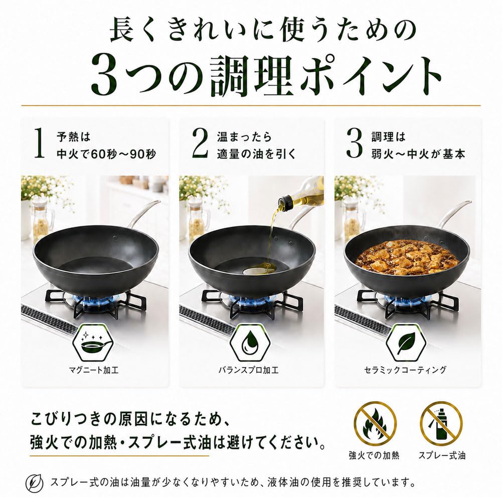GreenPan Barcelona Pro Frying Pan, Black Wok Pan, 28 cm, Authentic Product, Ceramic, IH and Gas Stove Compatible