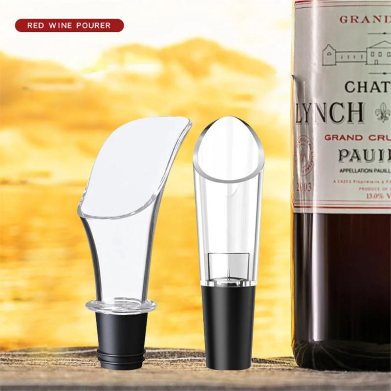 Acrylic Wine Pourer Decanter Wine Portable Wine Aerator Pourer  Wine Fast Aerating for Maximum Oxygen Wineware Accessories