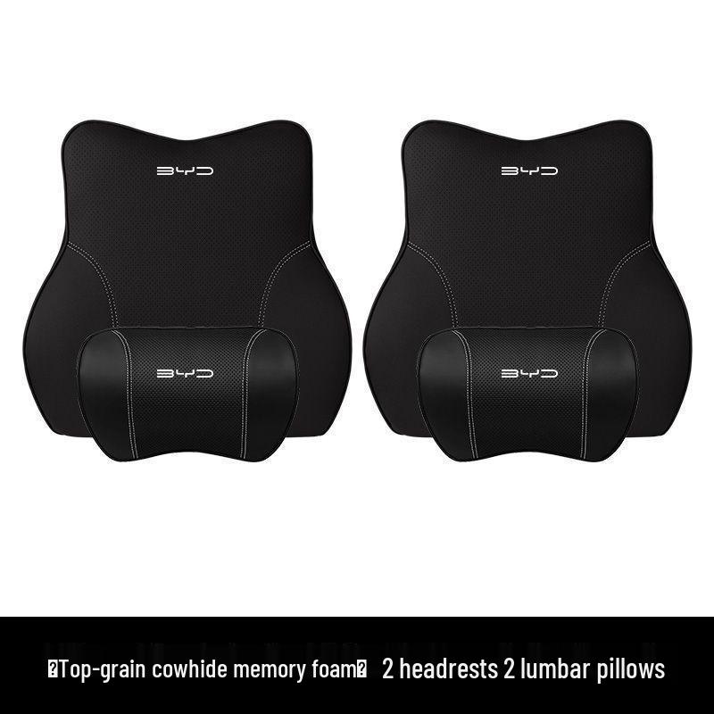BYD Dolphin Car Headrest Lumbar Support for Qin, Song, Yuan PLUS, Pro Tang EV, Han DM, Destroyer.