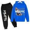 TZWY2026 Autumn Mbappé Printed Children's Hoodie Suit Sweatshirt Pants Two-piece Suit Boys and Girls Outdoor Sportswear Baby Clothes