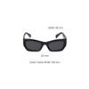 Miu Miu Full Frame Detail Acetate Square Sunglasses Women sunglasses Black 76I-XEV005