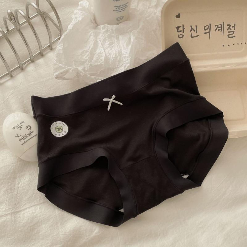 Comfortable A-class Lycra cotton full pants 7A antibacterial mid waist underwear made of pure cotton with seamless crotch women's triangle Panties
