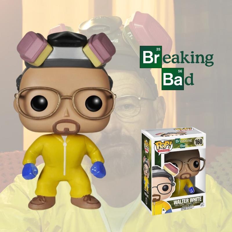 Figurine Funko Pop Breaking Bad Heisenberg Jesse Modèle 10cm Personnage d'Anime Objet de Collection