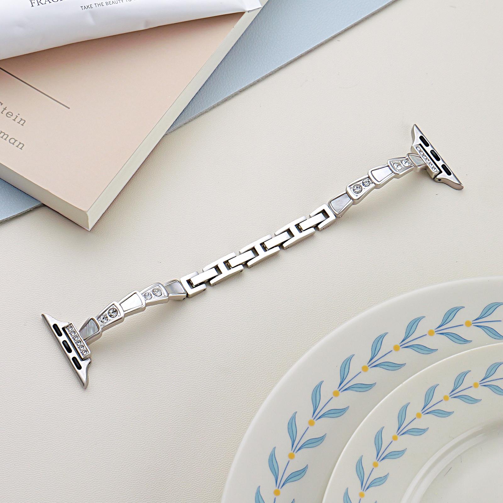 

Suitable for Apple Watch S10 11 42mm Strap 49 45 46 44 41 40 38mm Elegant Women s Strap, Suitable for iWatch Series 987 654SE 14mm no connector