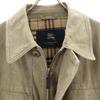 Burberry Sanyo Shokai Made in Japan Wildlederimitat Jacke L khaki Herren Gebraucht