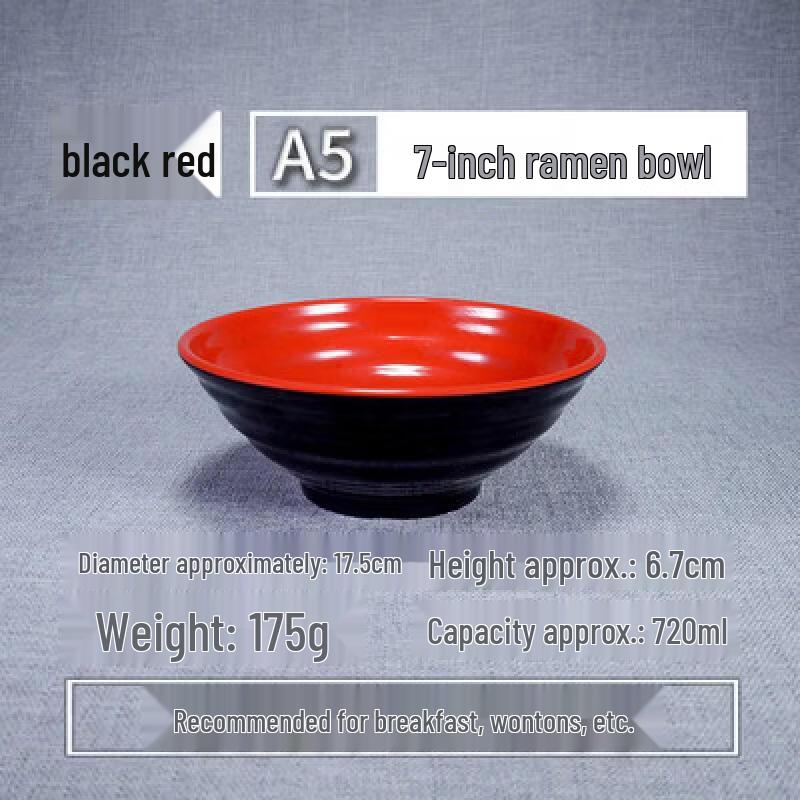 

Commercial Melamine Noodle and Soup Bowl