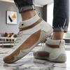 Men's Ankle High Leather Driving Shoes Bold Color Block Comfy Stylish Flat Shoes Ankle Suppor Two Tone High Top Casual Sneakers