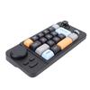 Wired USB C Keypad One Handed Macro Mechanical Keyboard 19 Programmable Keys RGB LED Backlit with Knob Roller Joystick