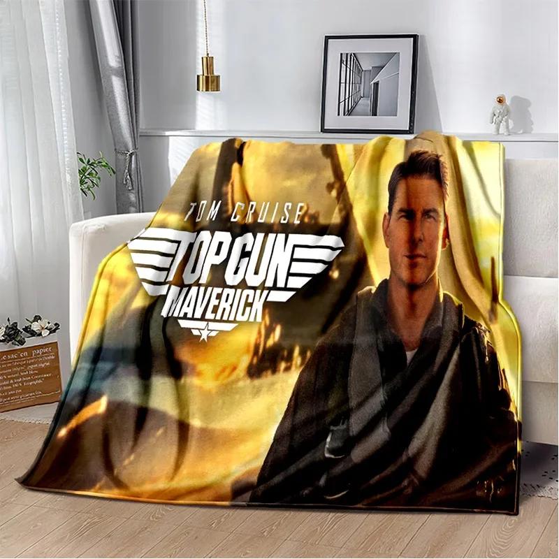 Top Gun Classic Movie Sign 3D Blanket,Soft Throw Blanket for Home Bedroom Bed Sofa Picnic Travel Office Rest Cover Blanket Kids