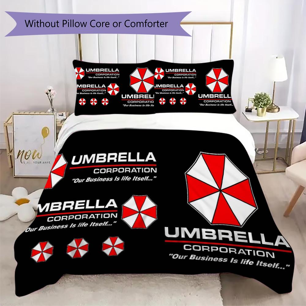 The sci-fi game Resident Evil Umbrella Corporation offers soft and comfortable bedding covers and pillowcases for home use (without core) K4