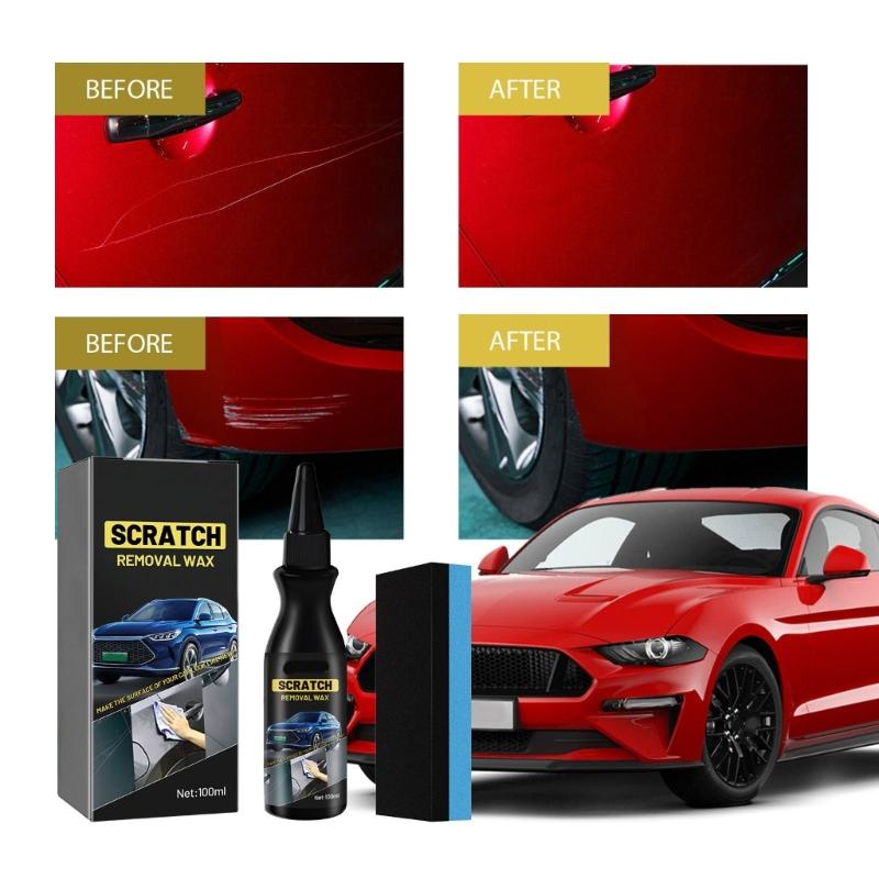Efficient Fast Acting Car Scratch Remover Paste Deep Scratch Repair Cream Suitable For Quick Car Paint Care Restoration