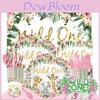 One Colorful Animal World Birthday Party Supplies Decor For Joyful Celebrations**