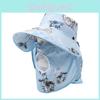 Summer Outdoor Sports Sun Hat Detachable Dome Sunshade Pastoral Style Cap Tea
