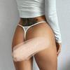 Lady Spring and Summer Sexy Embroidery Water Soluble Flower Temptation Hollow Taste Beautiful Buttock Thong Underwear
