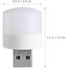 Mini Led Usb Night Light Simple Sleeping Night Light Miniature Plug In Night Light Usb Light Bulb For Bedroom,Bathroom,Kitchen(5 Warm + 5 White )