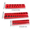 Magnetic Socket Organizer Set Socket Holder 1/4" 3/8" 1/2" Sockets Holds 141 Pieces Magnetic Sockets Trays SAE Professional Tool