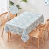 Nautical Coastal Rectangle Tablecloth Beach Ocean Table Cloth Waterproof Polyester Table Cover for Kitchen Dining Table Decor