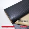 Crocodile Pattern Self-Adhesive Black Leather Sticker for Sofa Repair and Decoration