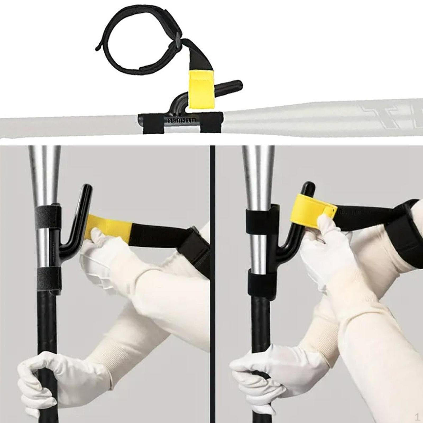 

Baseball Swing Alignment Band for Training And Practice black yellow
