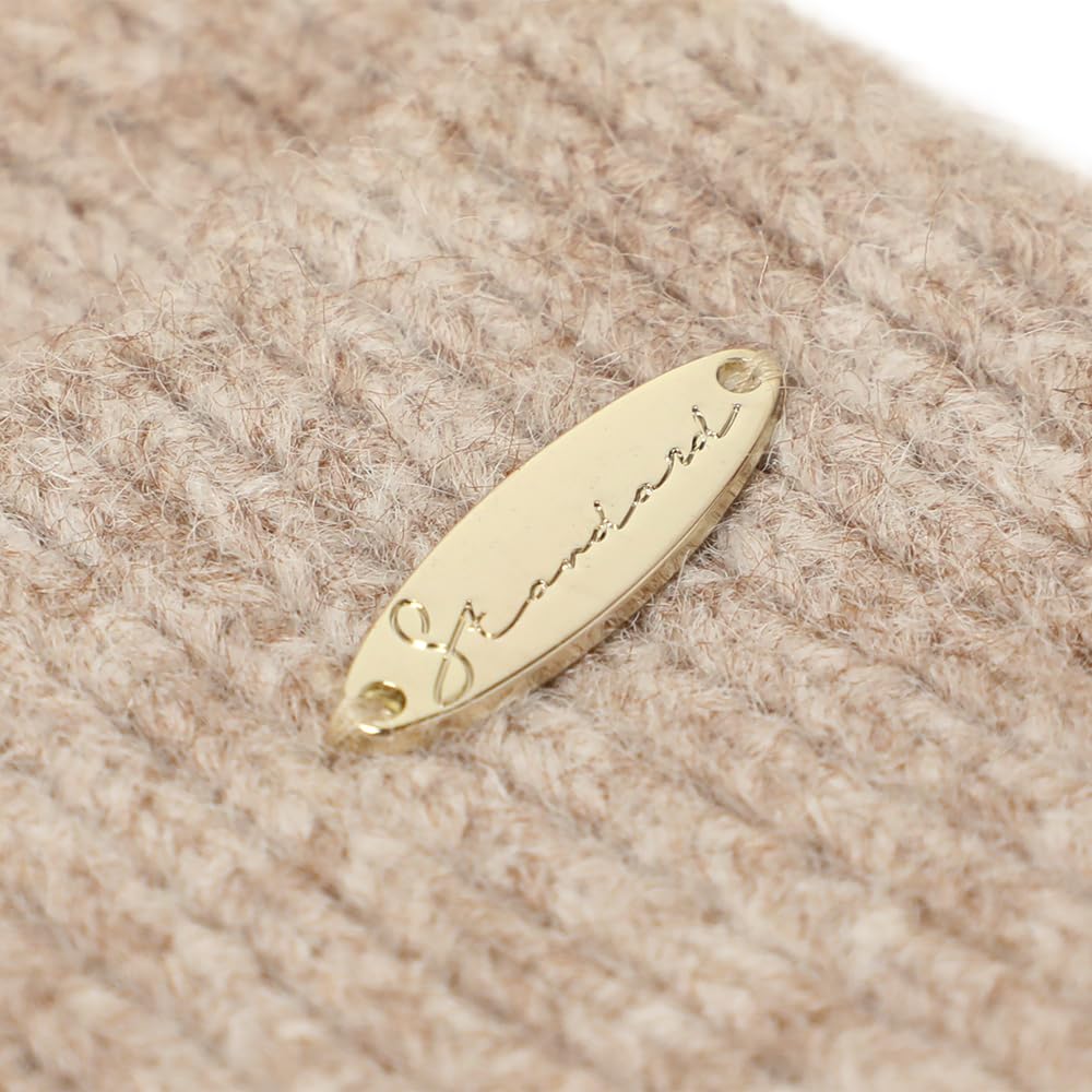 ICHIYON Charm Watch Knit Solid Product [14+ PLUS] Hat, Women's, Fall/Winter, Color, Code 103827-211-100