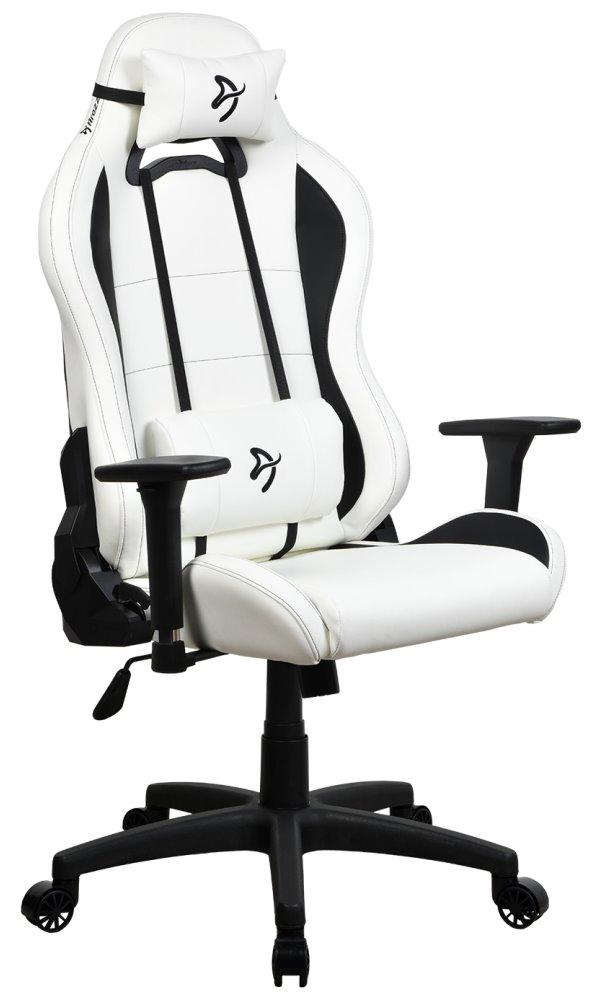Arozzi Frame Material: Metal; Wheel Base: Nylon; Upholstery: Soft PU | Arozzi | Gaming Chair | Torretta SoftPU | White
