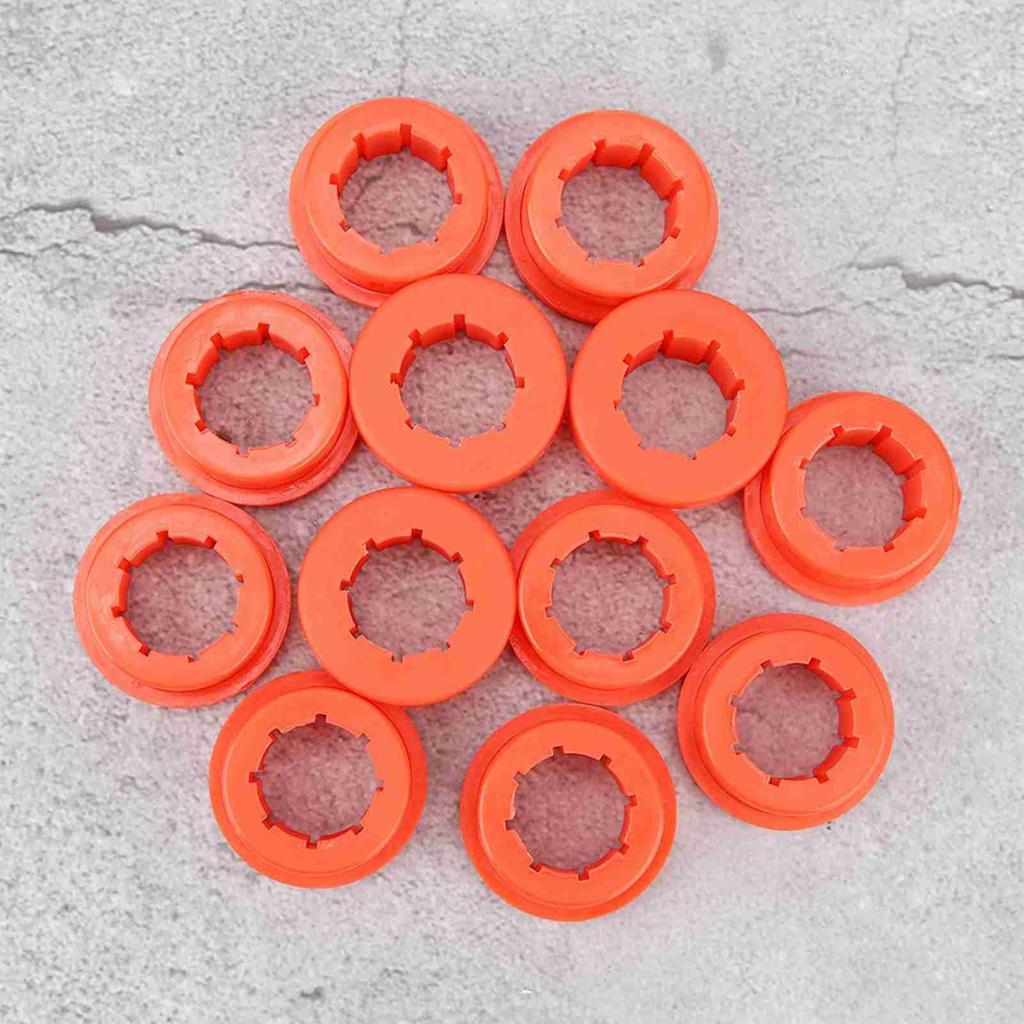 12 Replacement Bushings Lower Control Arm Rear Camber Suspension Control Arm Compatible with Civic Integra Red