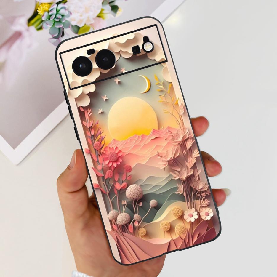 Für Google Pixel 6 Hülle Pixel 6A Niedlicher Panda Astronaut Bemalte Abdeckung Weiche Silikon Handyhülle Für Google Pixel 6 Pro Pixel6A Taschen