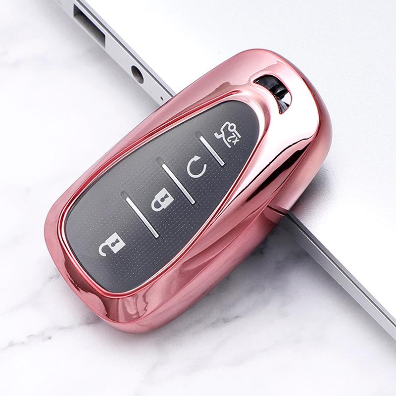 

Chevrolet Key Case for 2019 Malibu, Equinox, Trax, New Cruze Key Cover рожевий