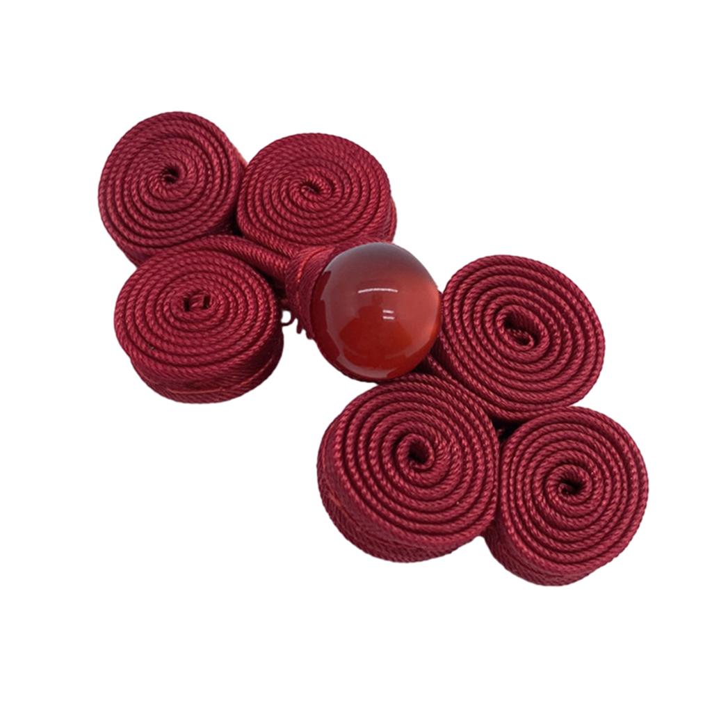 Handmade Three Rounds Sewing Button Cheongsam Buttons Exquisite Craftsmanship for Fashion Enthusiasts of All Ages