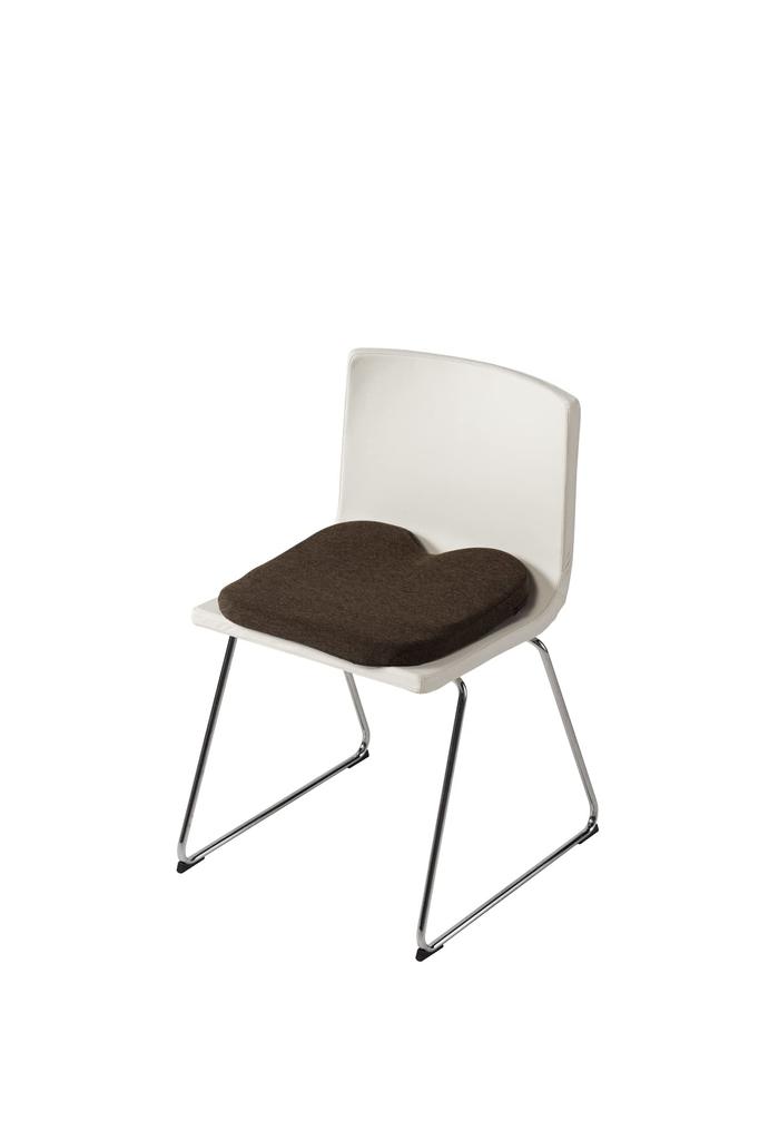 Owl Comfy Washable Cover Included OWF10 Cushion Made in Japan Lower Back Pain Prevention Chair Cushion (Brown)