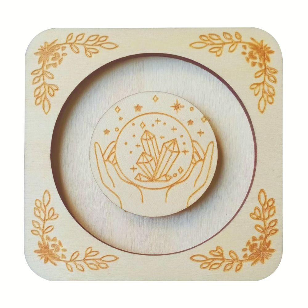 

Деревянная основа из кристаллов и камней, многоразовый деревянный поднос для браслетов, подставка для ювелирных изделий своими руками, унисекс style 8