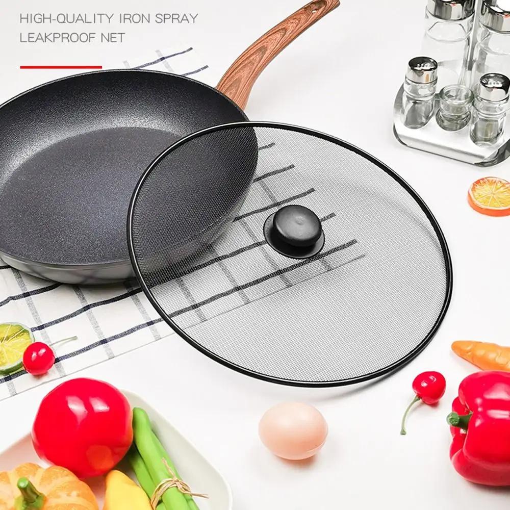Oil Splatter Mesh Covers Kitchen Stove Stainless Steel Grease Guards Splash Proof Pan Protectors Frying Cooking Tool Accessories