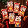 2026 Year of the Horse Zodiac Lucky Envelopes: Festive Cartoon Red Lai See Pockets for Spring Festival