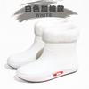 Fashion women's rain shoes women's trend thickened non-slip waterproof shoes outdoor work car wash fishing shoes