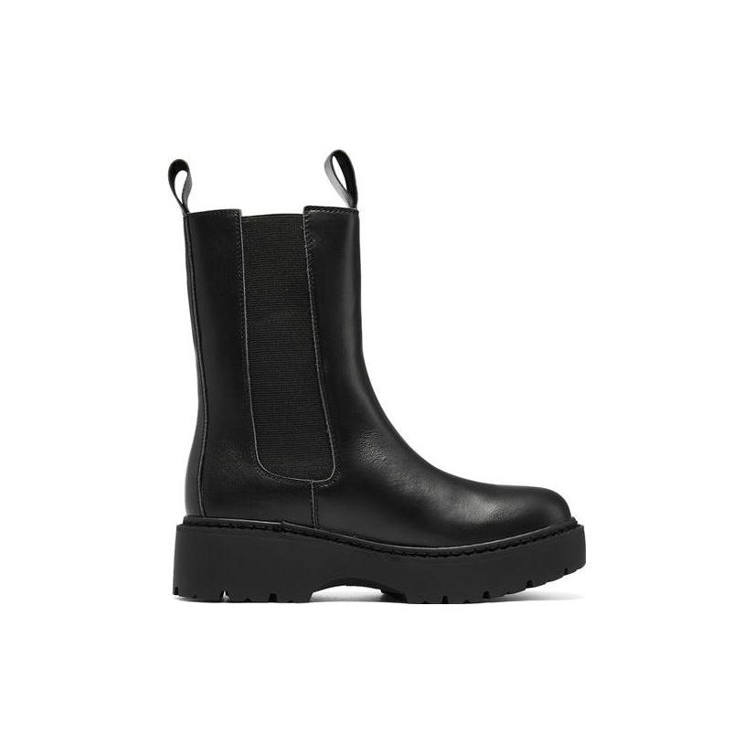 Skechers Mid Top Slip On Martin Boots Women boots Black 167343-BBK