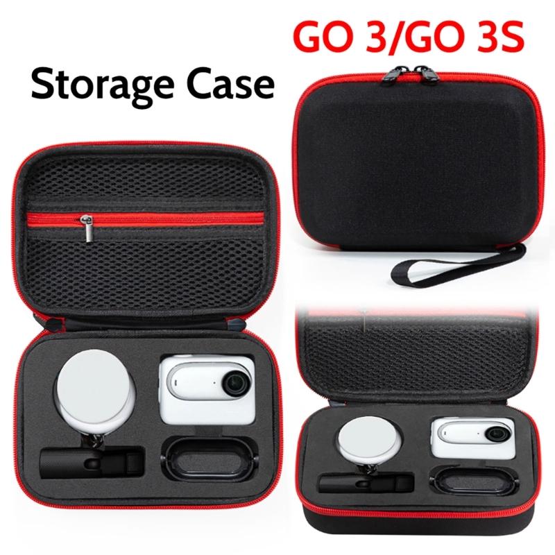 Travel Case Protective Organizers for GO 3S Camera, AntiScratch Hard Case With Organized Pockets