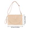 Straw Clutch Handbag Summer Beach Straw Purse For Women Woven Envelope Bag Shoulder Woven Crossbody Bag Beach Bag