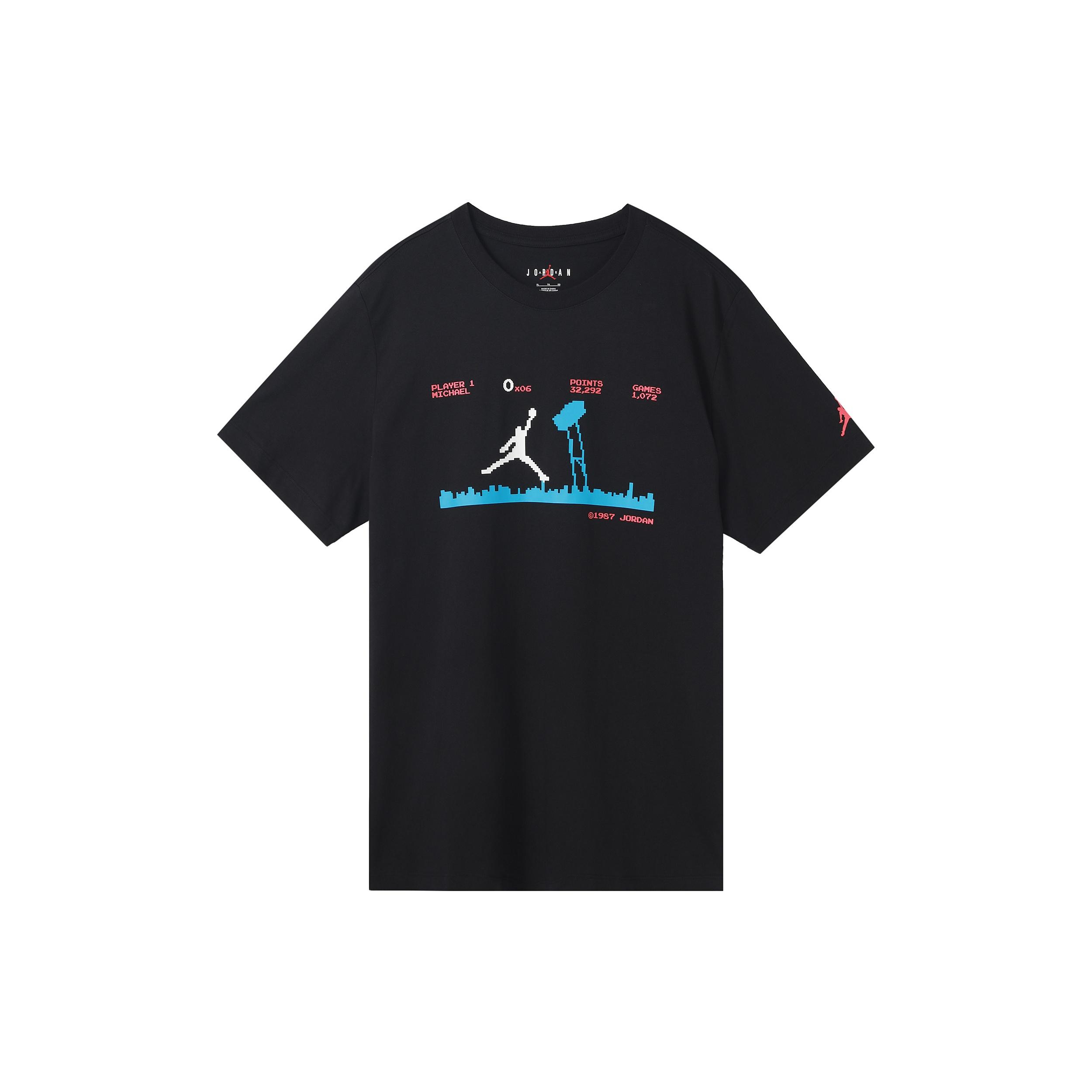 Air Jordan Brand Jumpman Pixel T-Shirt  Black  Men s DZ4018-010 M