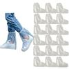10Pcs Adult Waterproof Rain Shoe Covers Mid-Calf & High Tube Transparent Anti-Fouling Shoe Protectors - Suitable for Home Travel Daily Use