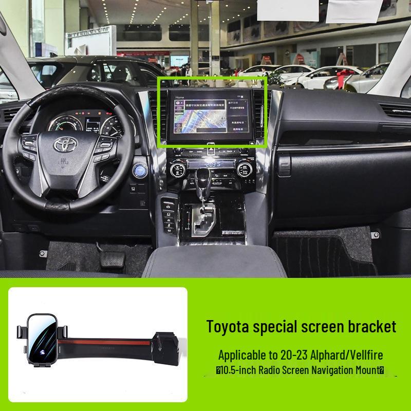 Toyota Auto-Bildschirm Handyhalter - Horizontale Stumme Spiegel-Navigationshalterung