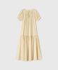 General Idea Puff Sleeve Pintuck Long Dress [Butter] / Gf2Lop520
