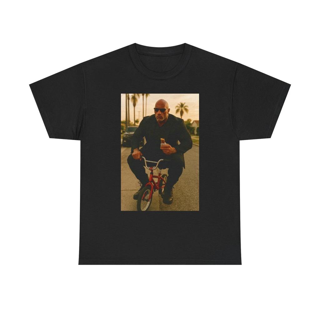 The Rock Funny Graphic T Shirt Humor Wrestling Unisex Heavy Cotton Tee