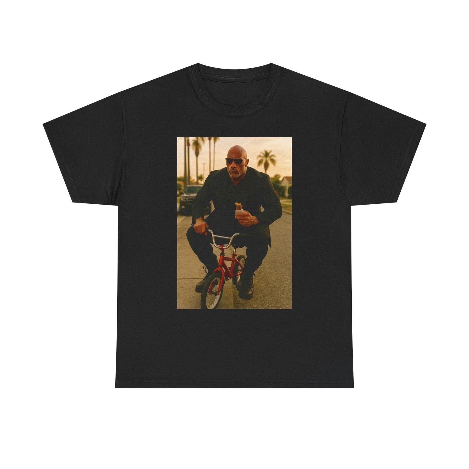The Rock Funny Graphic T Shirt Humor Wrestling Unisex Heavy Cotton Tee M