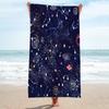 Starry Sky Bath Towels Mysterious Universe Galaxy Beach Towel Bathroom Sport Towel Microfiber Shower Quick Dry Swimming Cover