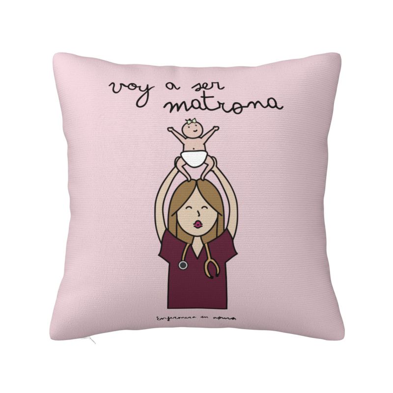 Enfermera En Apuros Doctor Nurse Medical Throw Pillow Case Bedroom Decoration Sofa Cushion Cover Polyester Soft Pillowcase