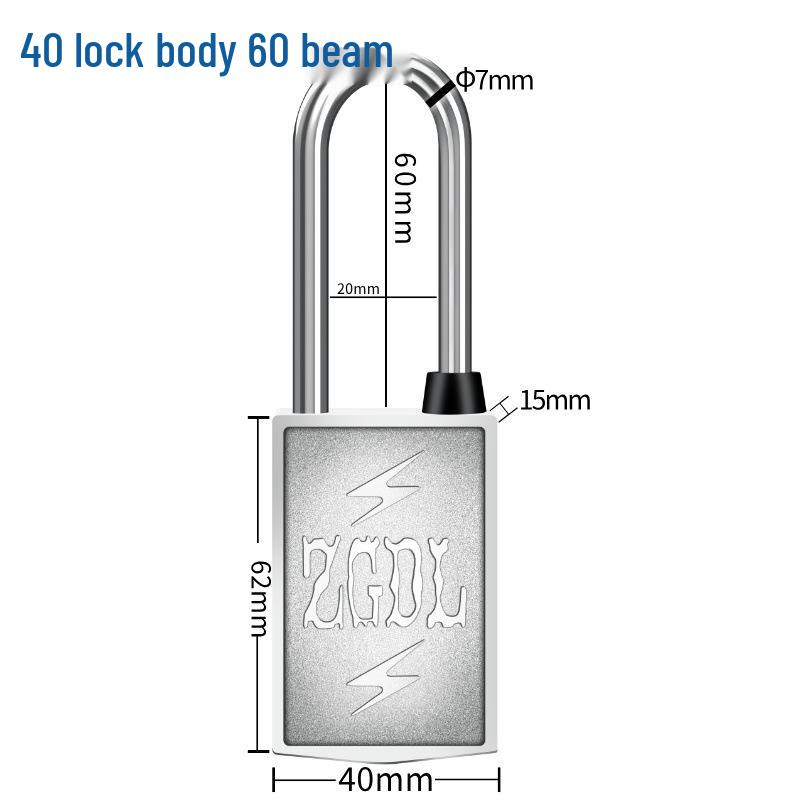 Cadenas Magnétique à Induction Sans Clé avec Caractéristiques Anti-Crochetage & Anti-Levier
