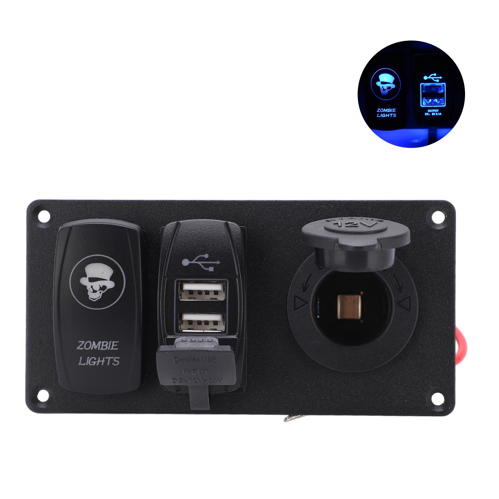 

Автомобильное зарядное устройство USB Многоцелевое 25 по Цельсию 80 по Цельсию Уровень защиты IP65 Двойной USB Автомобильный прикуриватель для судов