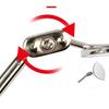 Square/Round 360 Degree Rotatable Angle Mirror Extendible Inspection Stainless Steel Mirror Automotive Repair Detection Tool