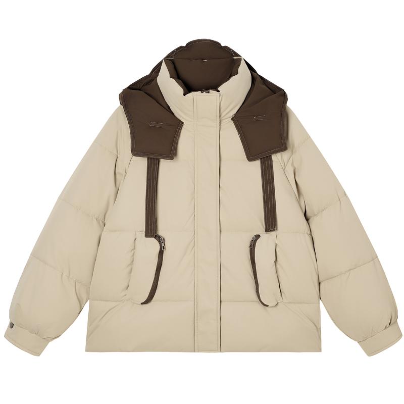 Fashion Woman Winter Coats Hooded Loose Thick Warm Short Parkas Casual Women's Jackets