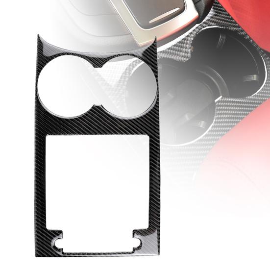 

Панель хранения из углеродного волокна, наклейка для украшения салона автомобиля для Porsche Cayenne